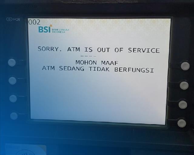 Kartu ATM BSI tidak bisa digunakan 